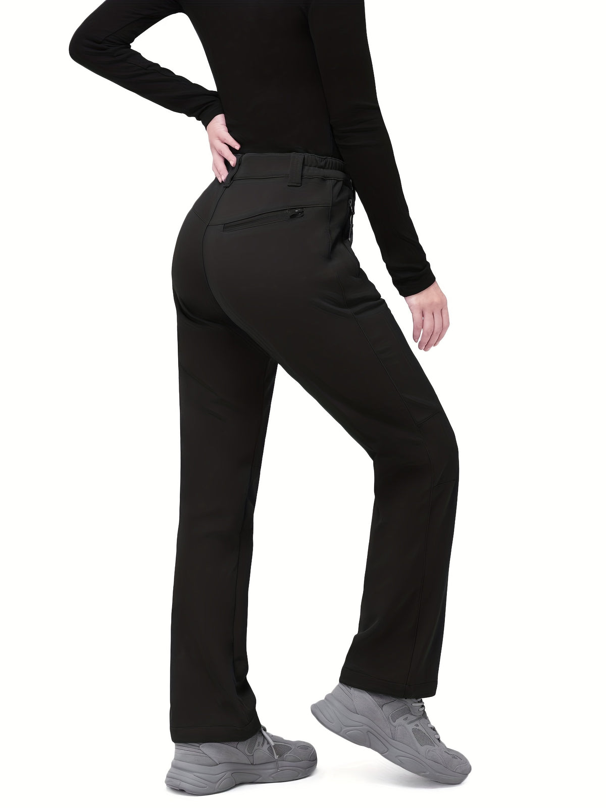 Pantalon de randonnée grande taille — Doublure polaire quatre poches