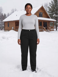 Pantalon de ski grande taille — Cargo à deux grandes poches
