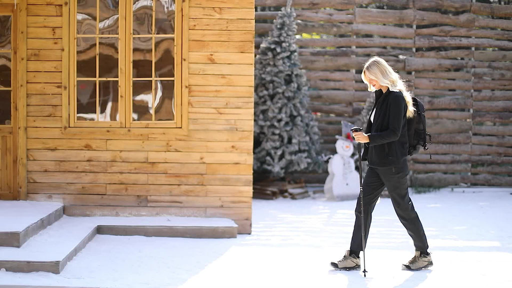 Pantalon de ski grande taille, bas de jambe à cordon bloqueur
