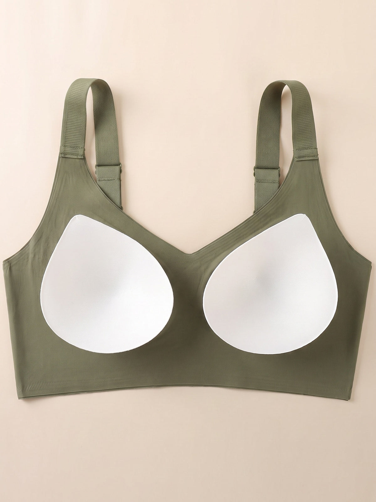 Soutien-gorge grande taille — Quatuor en maille côtelée