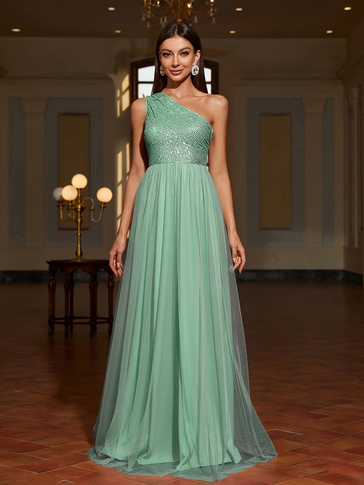 Robe de cérémonie grande taille, champagne