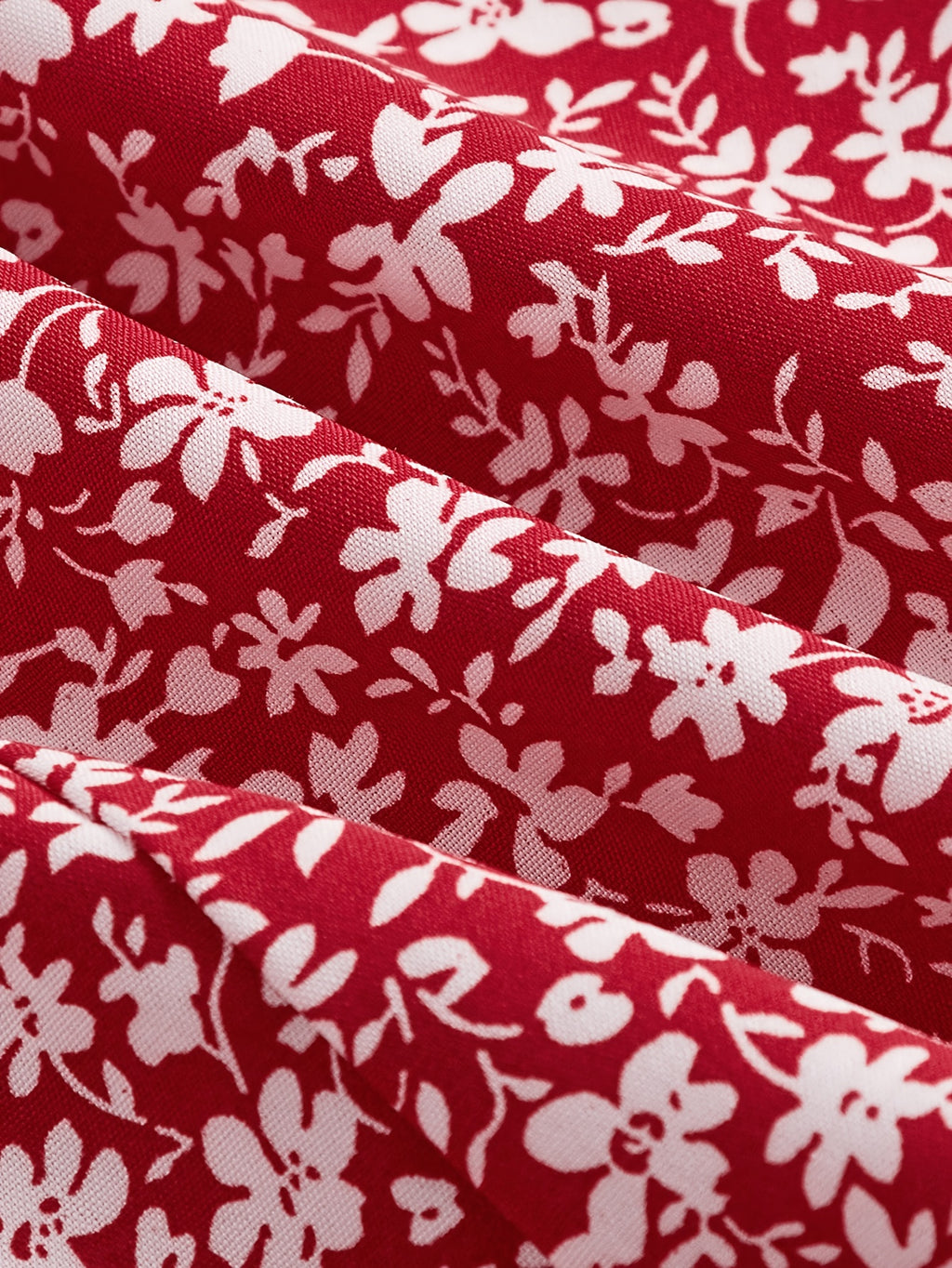 Robe courte grande taille — Mini fleurie à décolleté cœur
