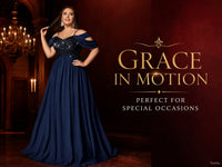 Robe demoiselle d'honneur grande taille — Buste à sequins