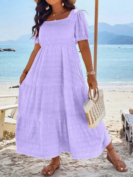 Robe d'été grande taille, violet Image