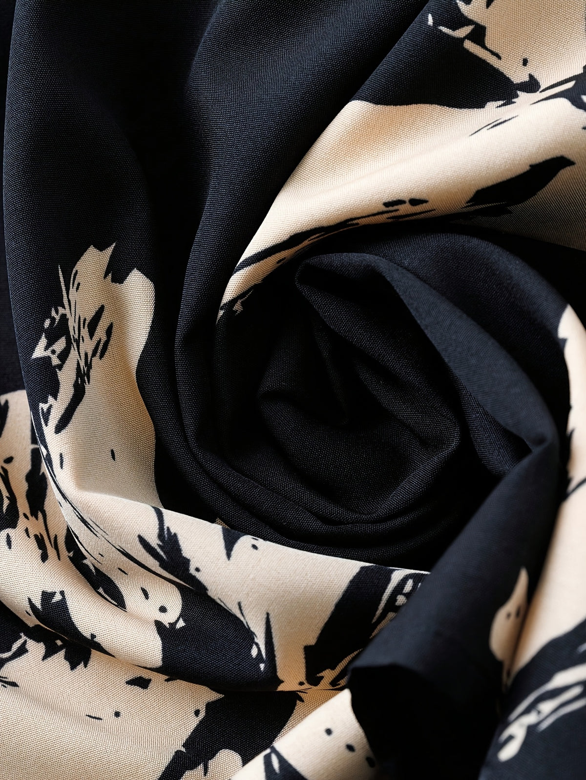 Robe fluide grande taille, fleurs peintes