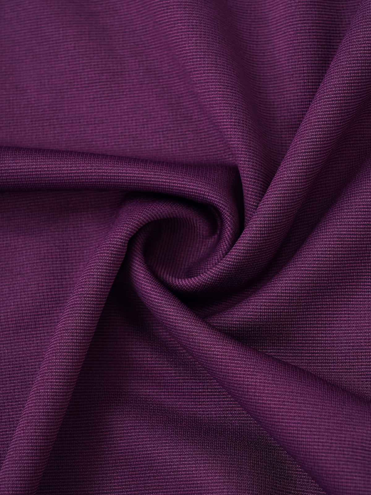 Robe grande taille — Fourreau prune à volant cascade vertical