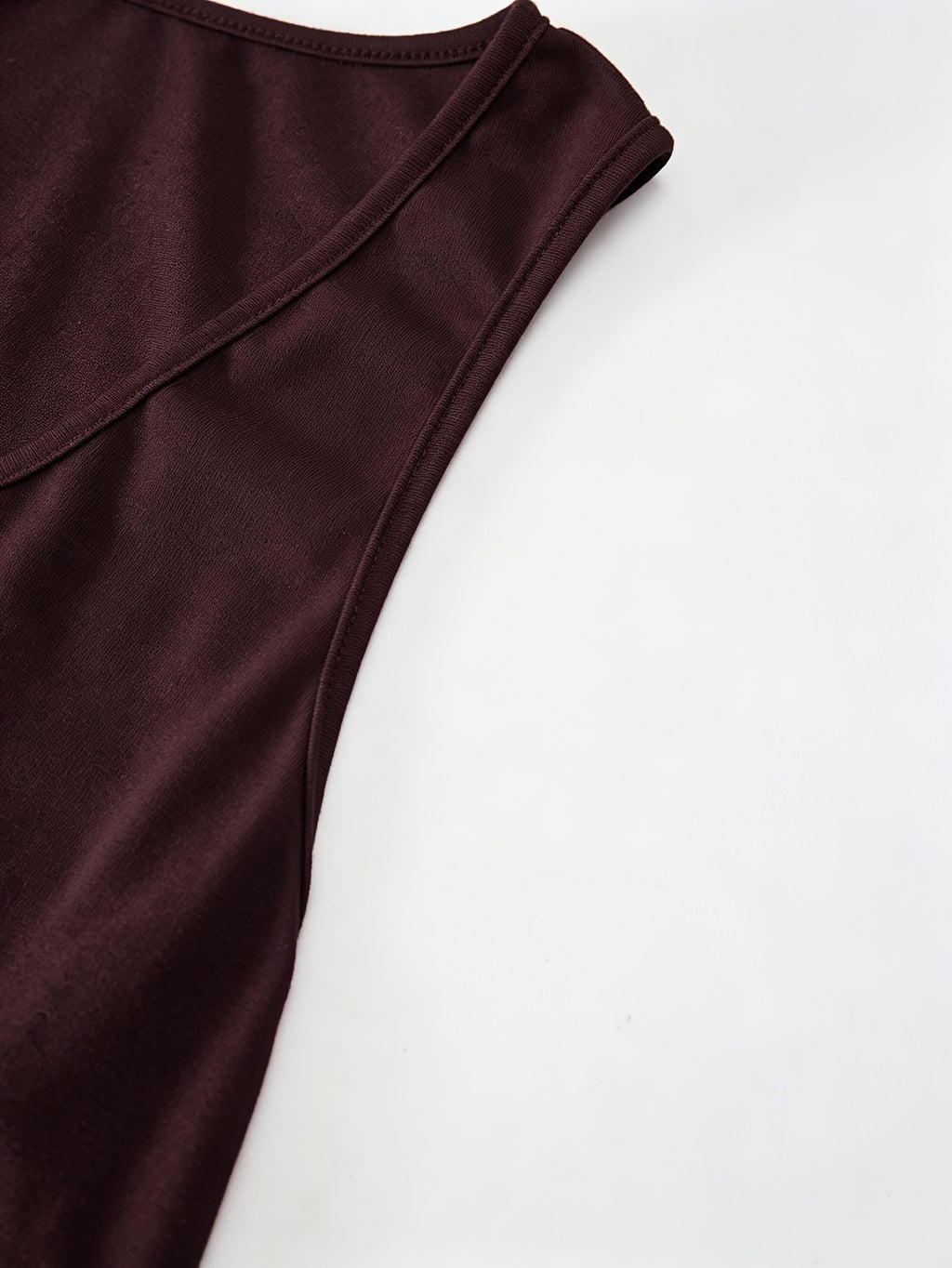 Robe de grossesse grande taille — Laçage à œillets marron