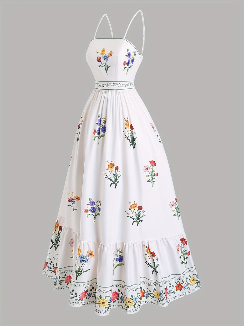 Robe longue bohème grande taille, tombé fluide et estival