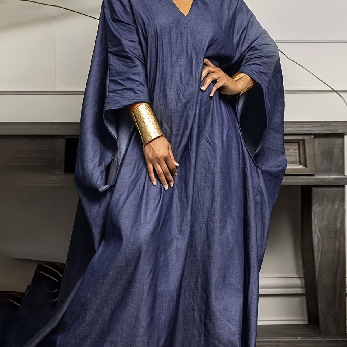 Robe grande taille, coupe ample Image