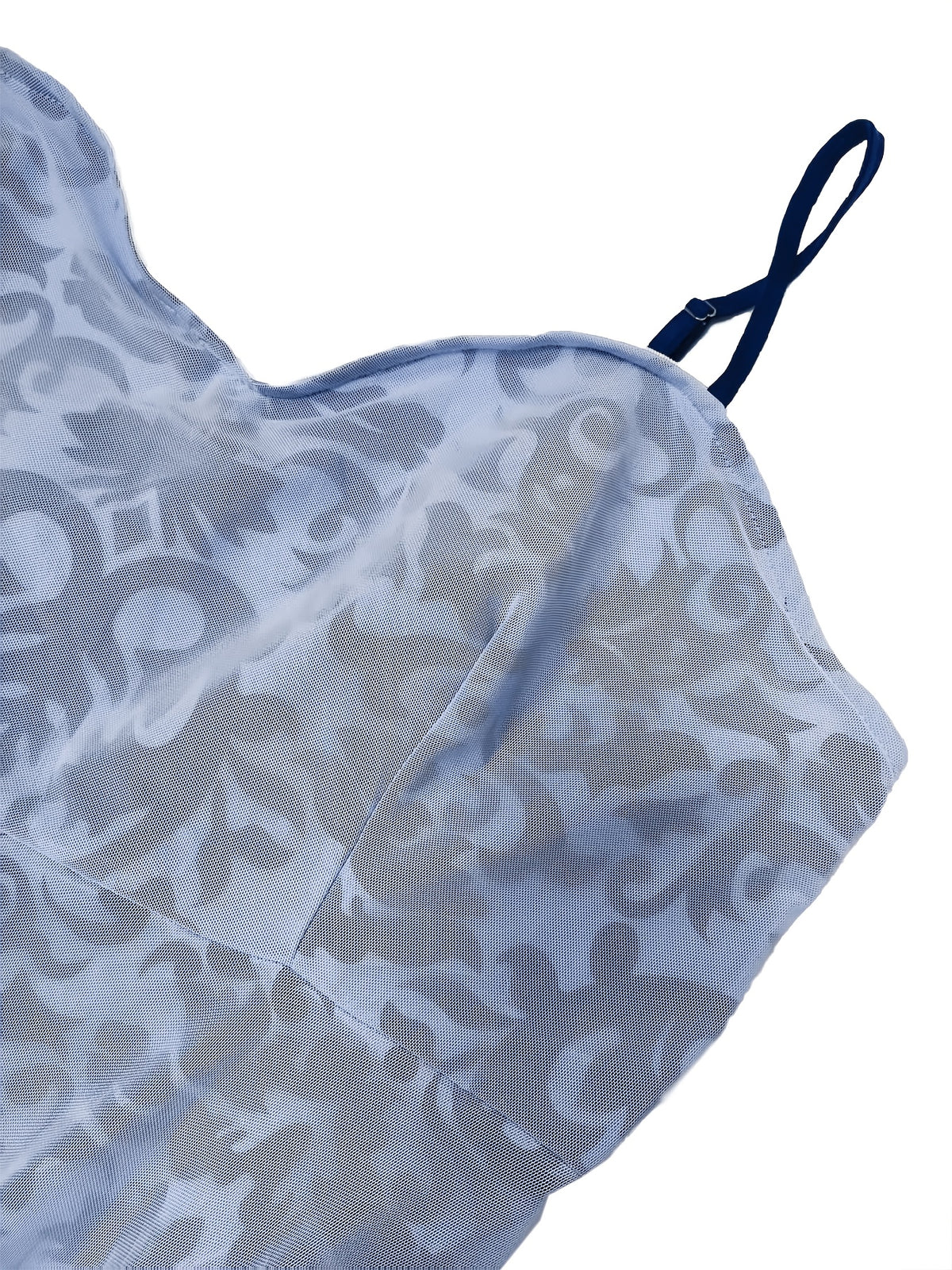 Robe longue grande taille — Motif baroque floqué sur maille