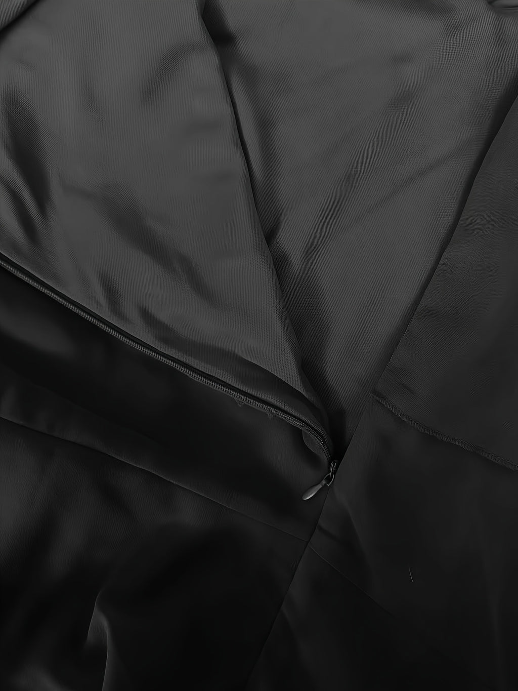 Robe midi grande taille — Mousseline à manche cape drapée