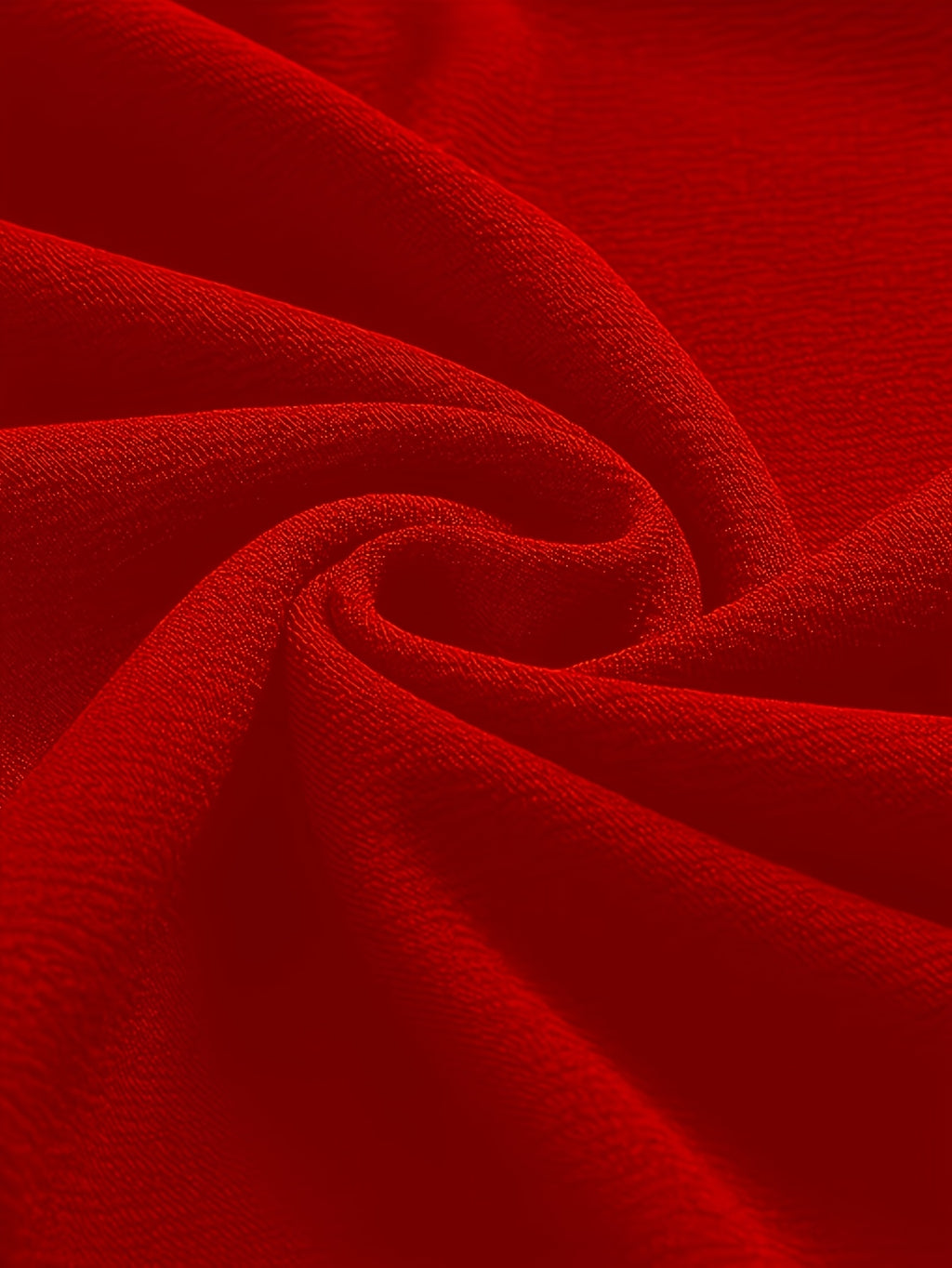 Robe midi grande taille — Panneaux rouges et noirs contrastés