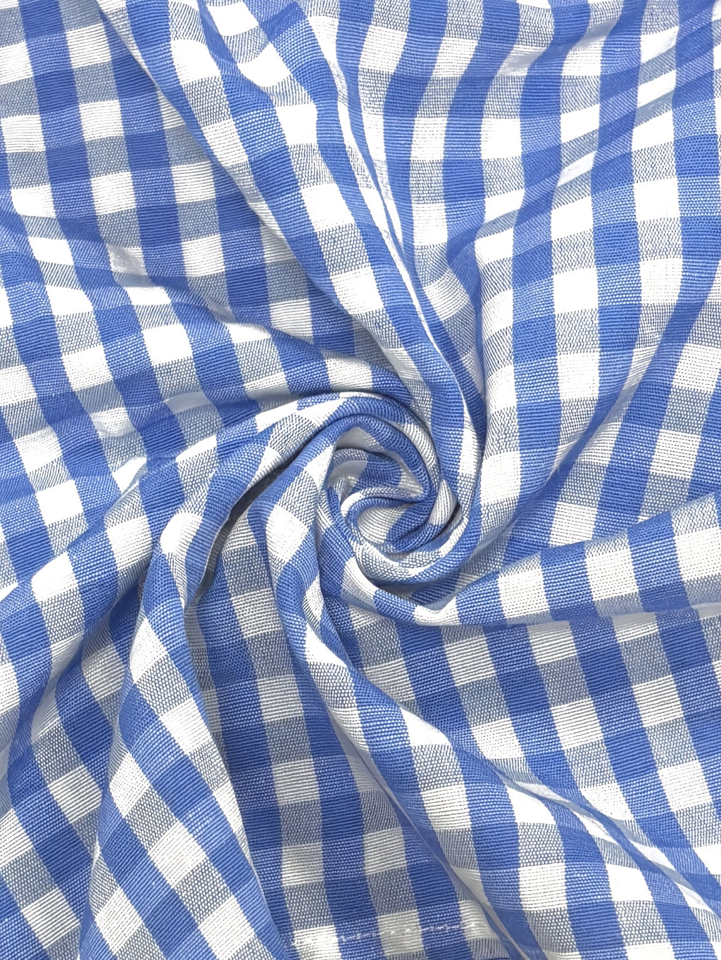 Robe midi grande taille — Vichy brun et volant d'ourlet