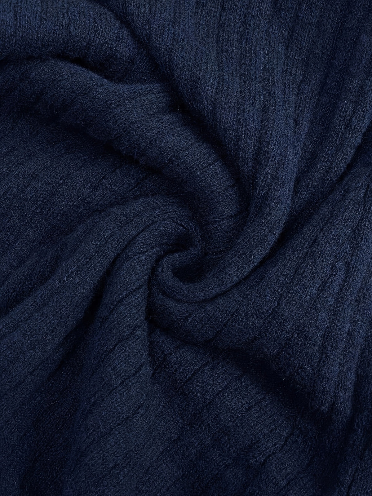 Robe pull longue grande taille — Bandes contrastées écrues