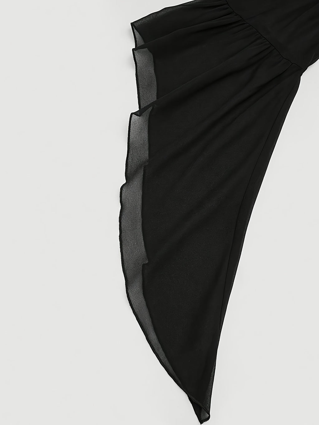 Robe de soirée grande taille — Buste jacquard et jupe noire