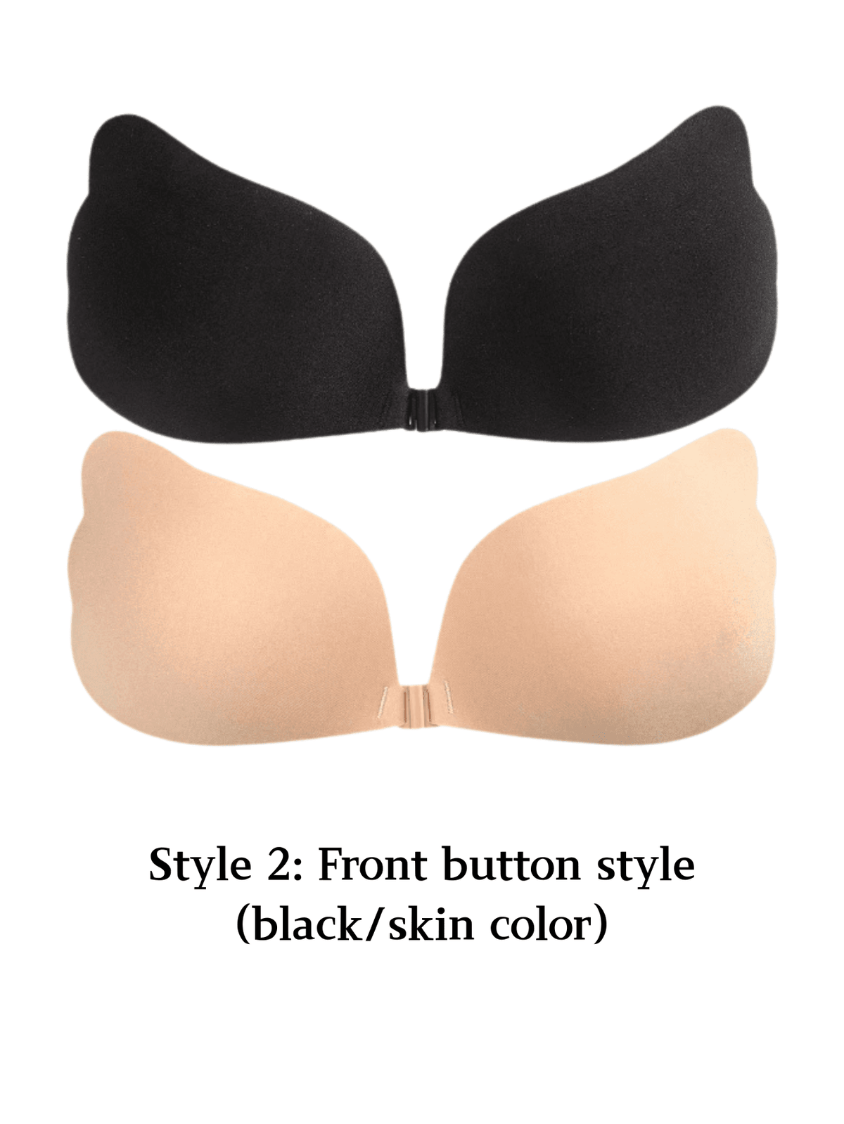Soutien-gorge adhésif grande taille, bonnets collants sans dos
