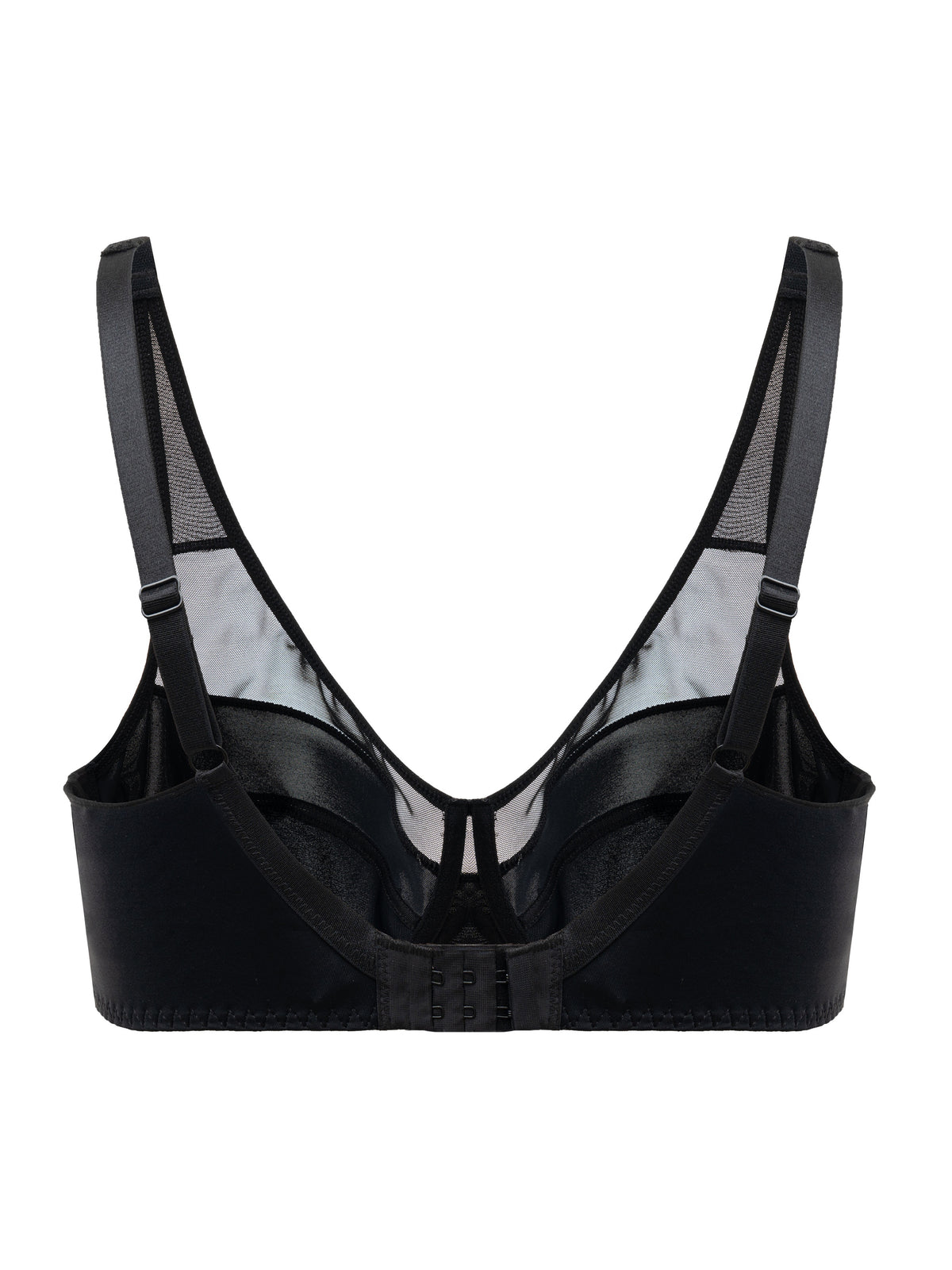 Soutien-gorge grande taille — Voile clair sur bonnet armé