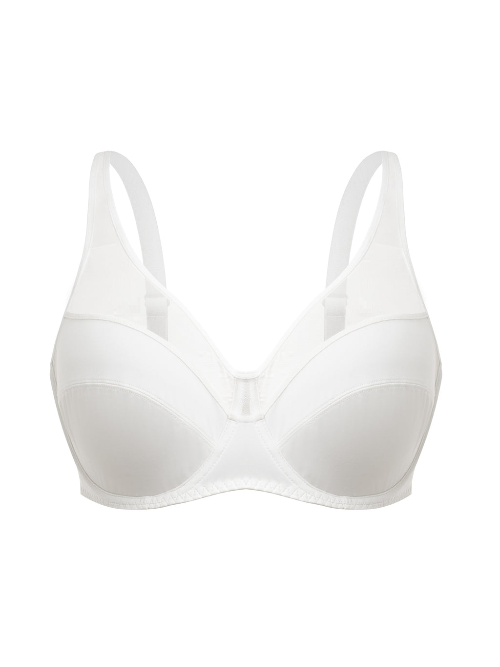 Soutien-gorge grande taille — Voile clair sur bonnet armé