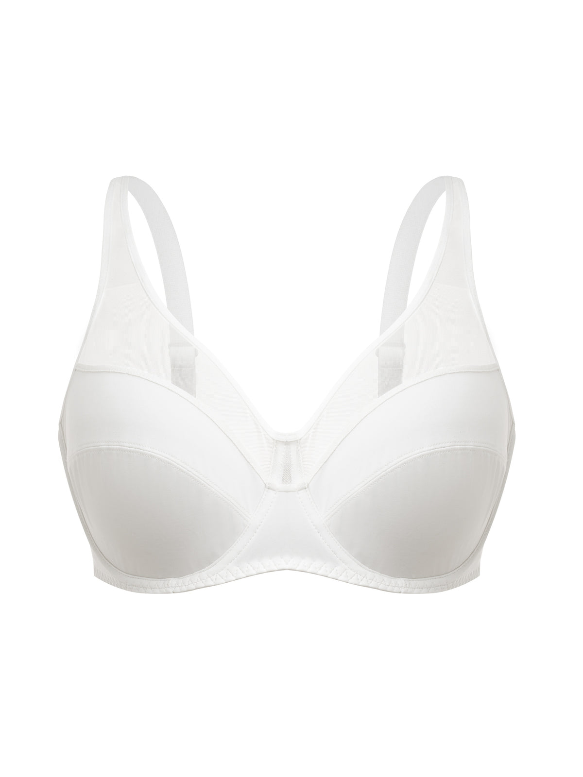 Soutien-gorge grande taille — Voile clair sur bonnet armé