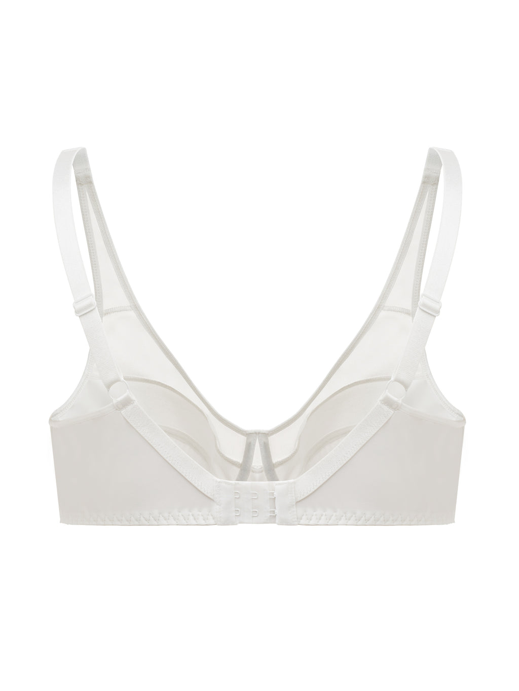 Soutien-gorge grande taille — Voile clair sur bonnet armé