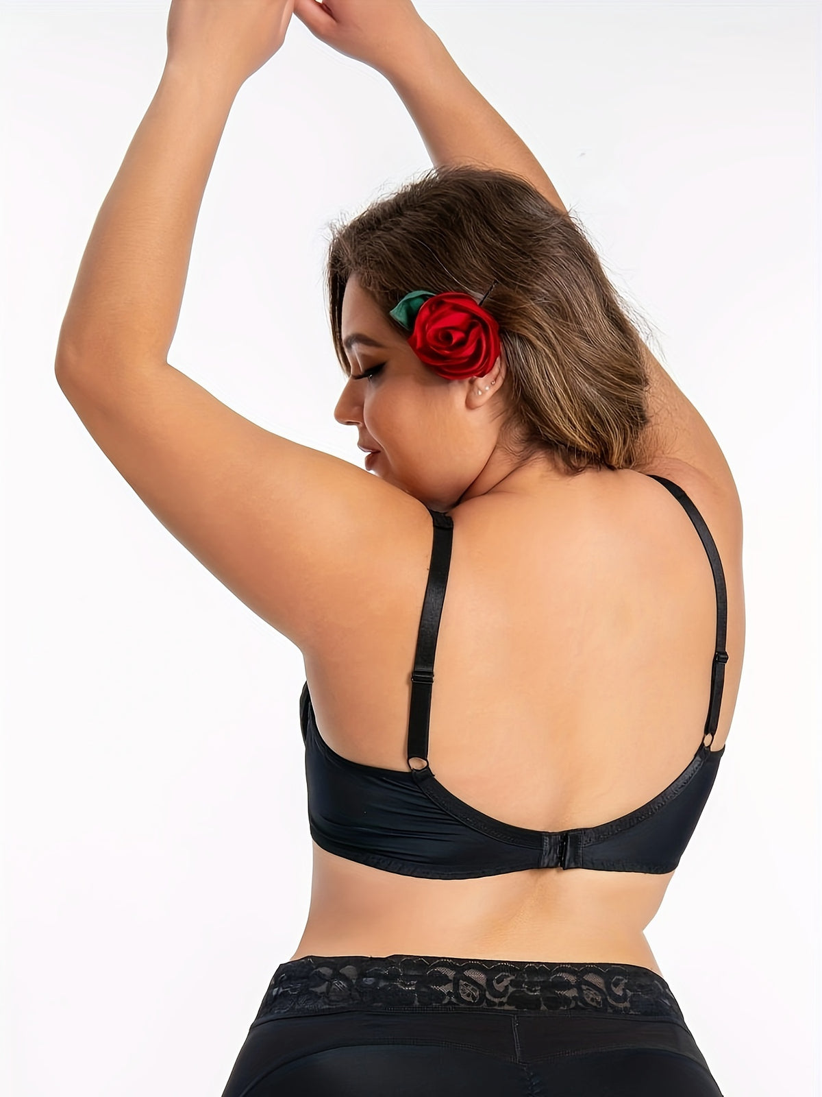 Soutien-gorge grande taille — Voile clair sur bonnet armé