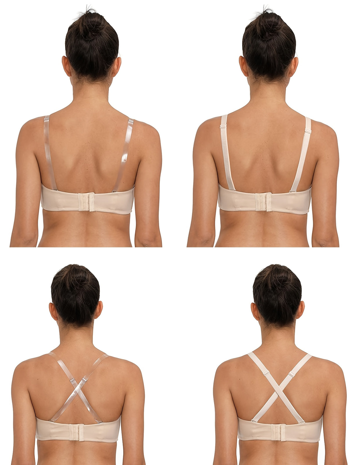 Soutien-gorge bandeau grande taille, bonnets moulés, 29 tailles