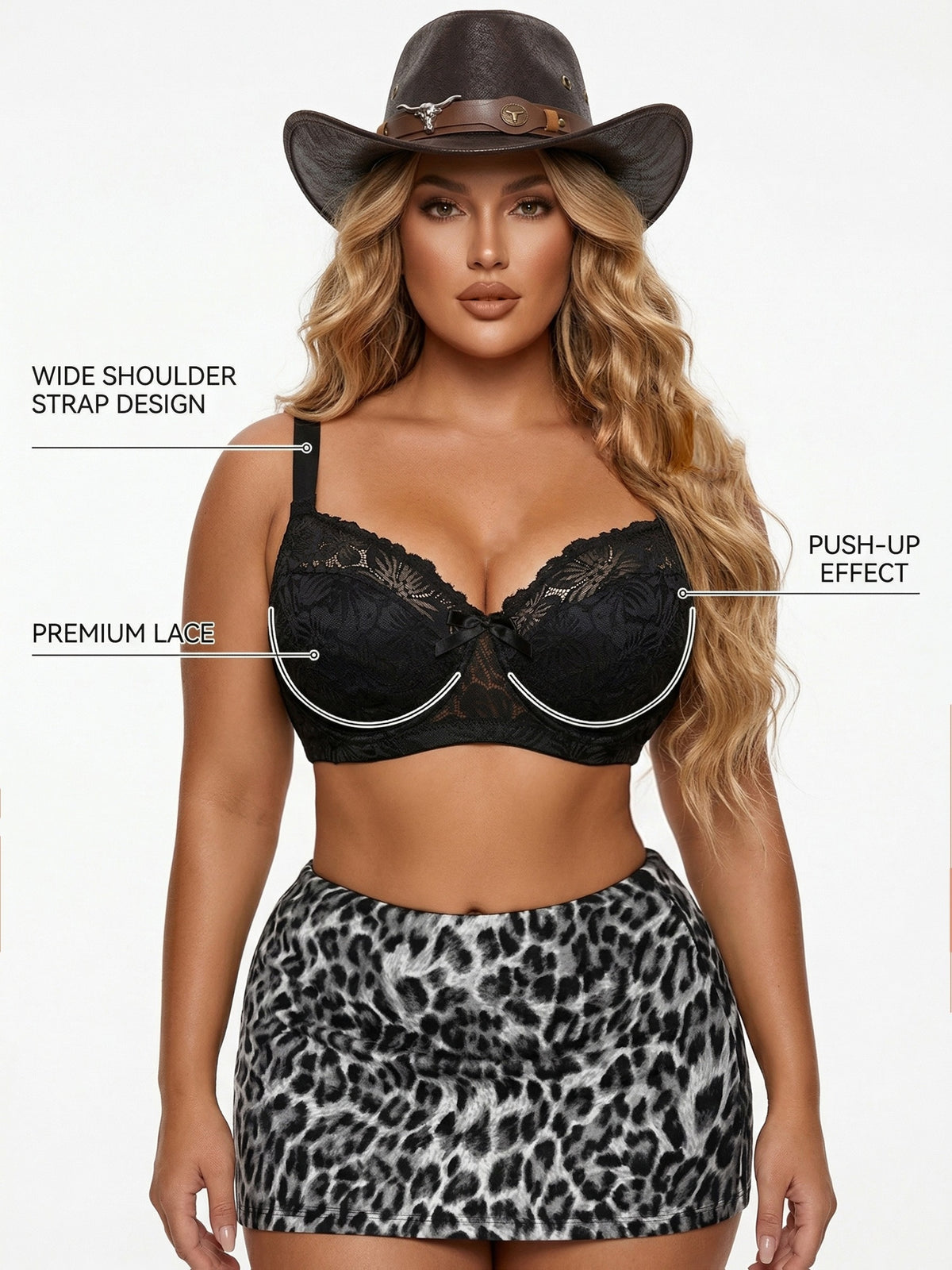 Soutien-gorge en dentelle grande taille — Du 1XL au 5XL