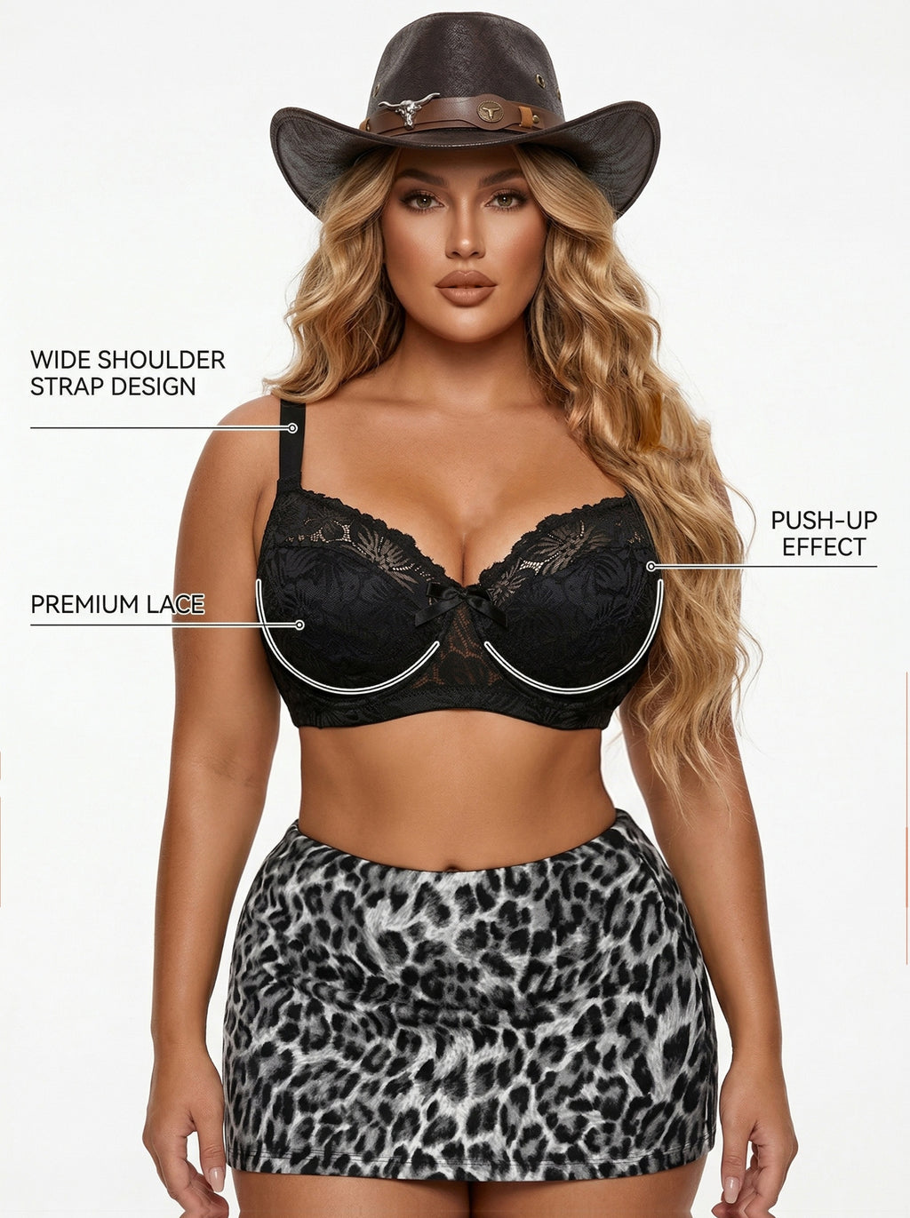 Soutien-gorge en dentelle grande taille — Du 1XL au 5XL