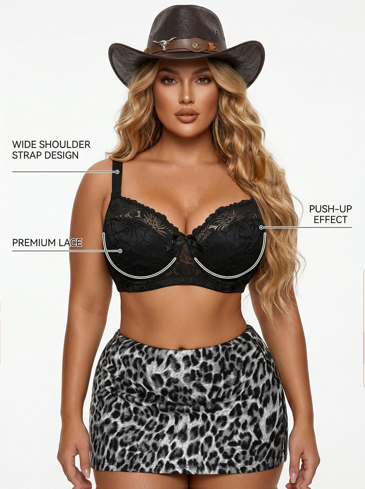Soutien-gorge en dentelle grande taille — Du 1XL au 5XL