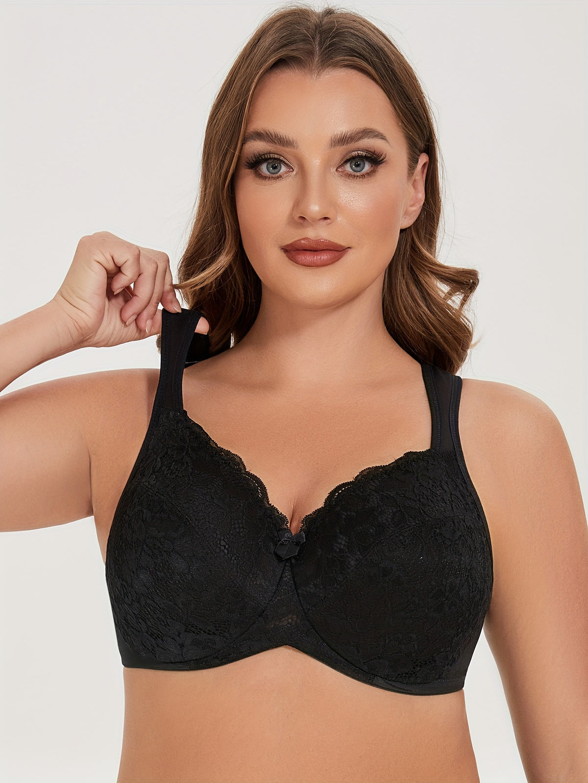 Soutien-gorge en dentelle florale grande taille — 39 tailles