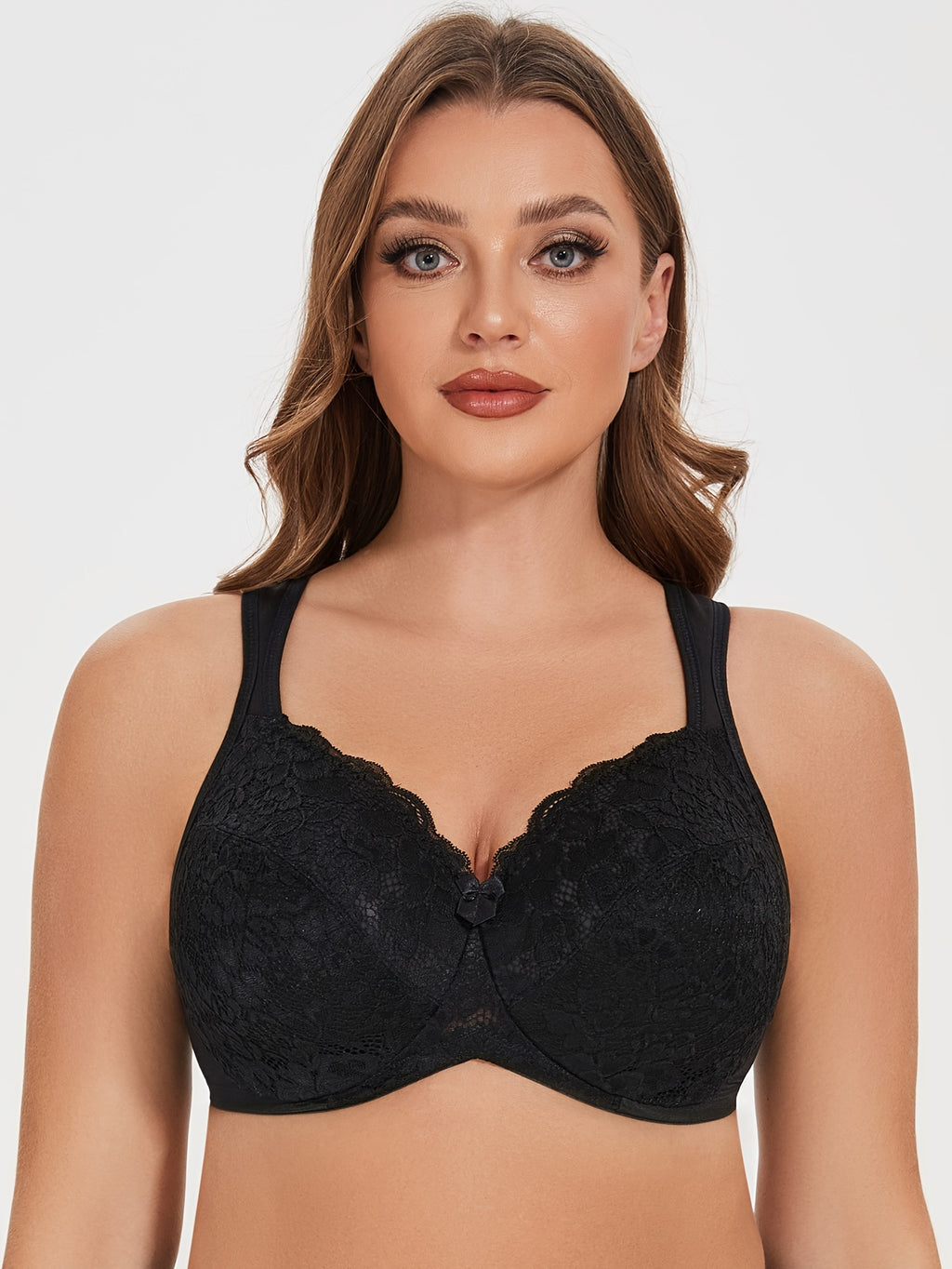 Soutien-gorge en dentelle florale grande taille — 39 tailles