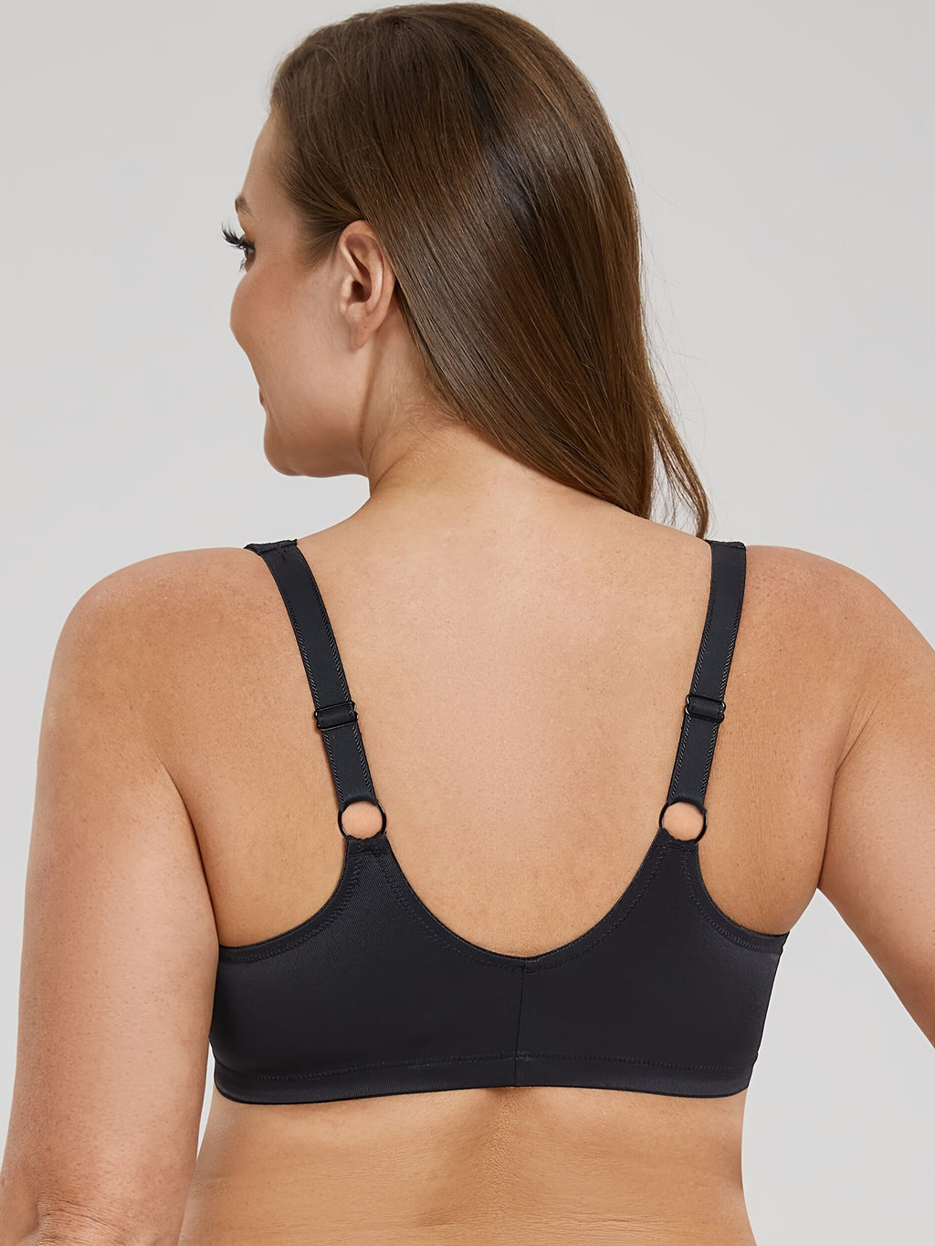 Soutien-gorge grande taille — Dentelle florale non doublée