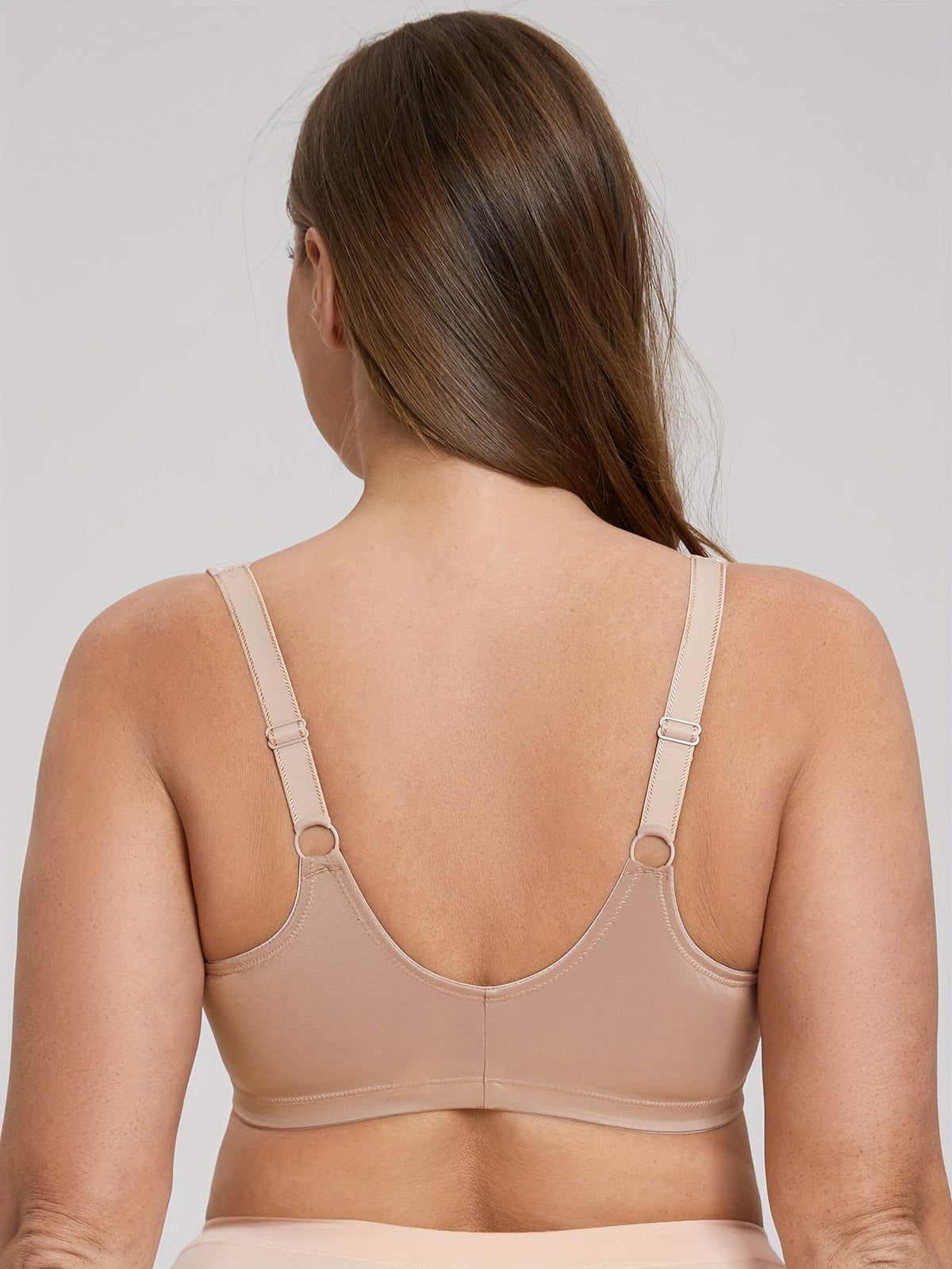 Soutien-gorge grande taille — Dentelle florale non doublée