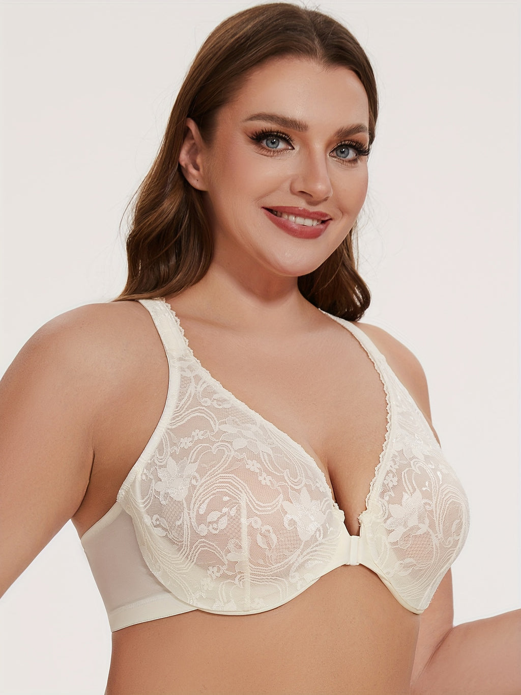 Soutien-gorge grande taille — Dos nageur, bleu et violet