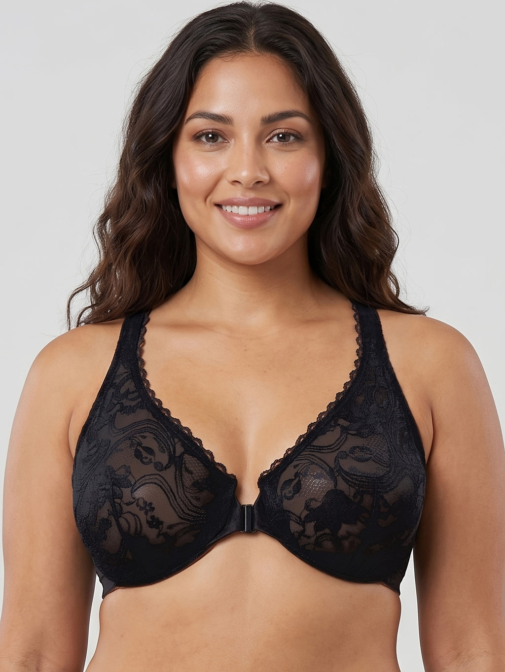 Soutien-gorge grande taille — Dos nageur, bonnet jusqu'au H