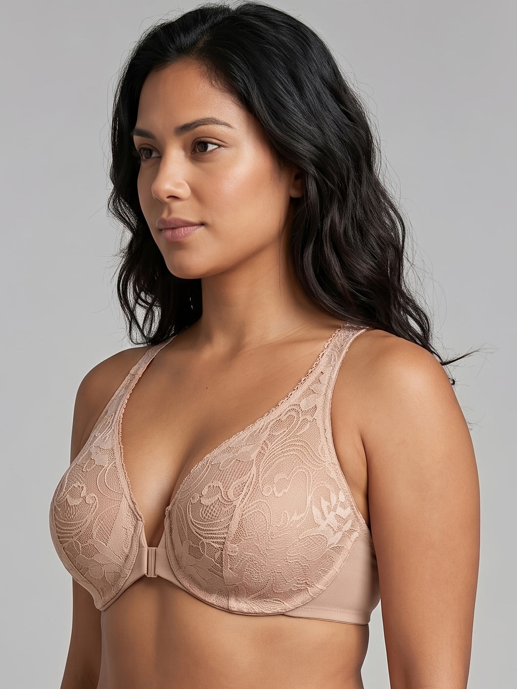 Soutien-gorge grande taille — Dos nageur, bonnet jusqu'au H