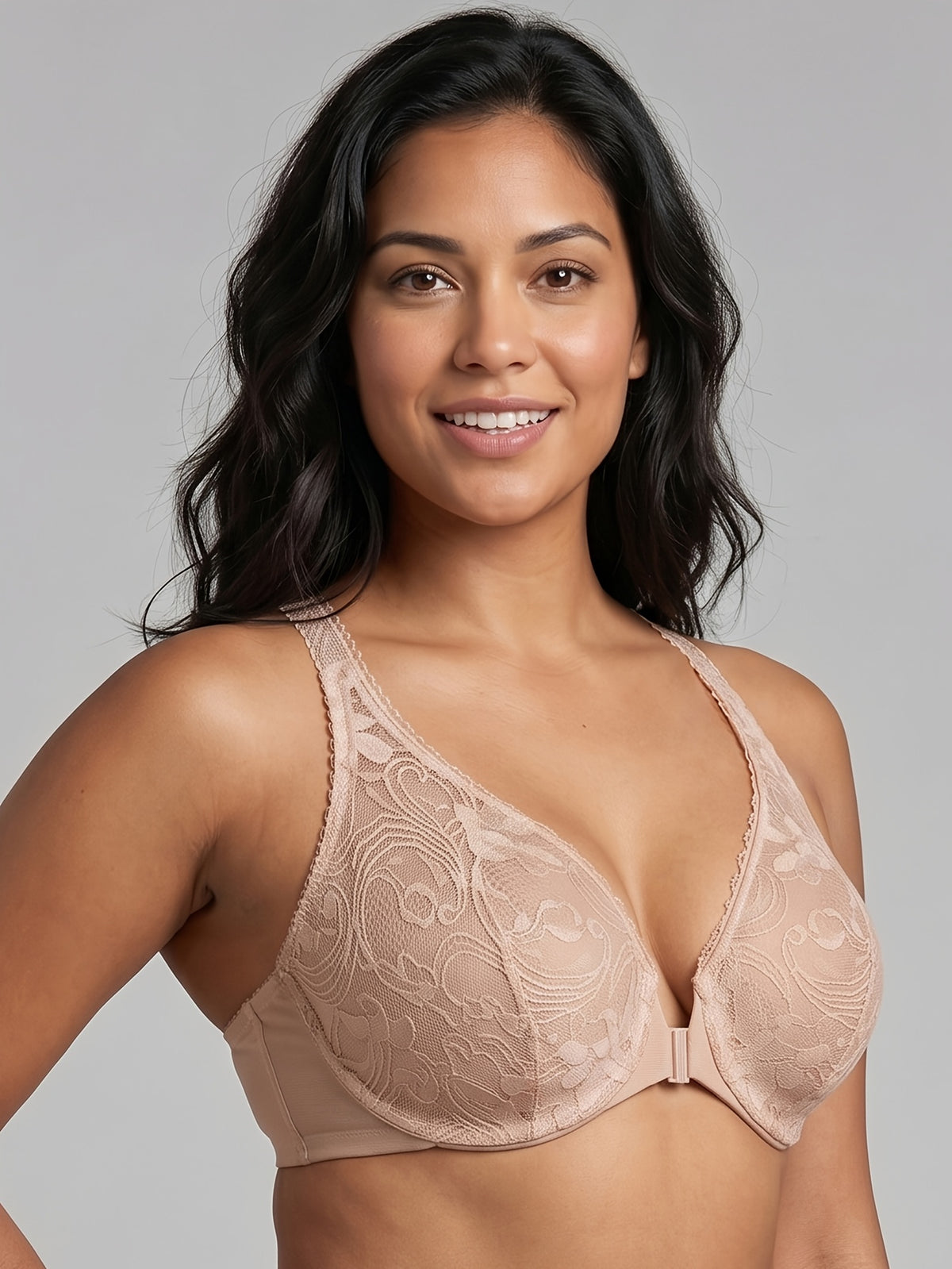 Soutien-gorge grande taille — Dos nageur, bonnet jusqu'au H