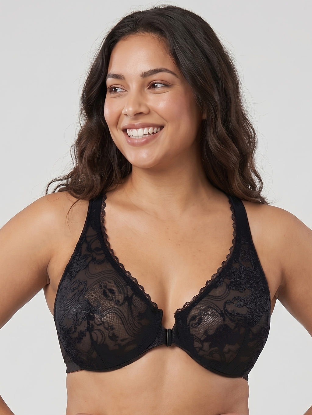 Soutien-gorge grande taille — Dos nageur, bonnet jusqu'au H
