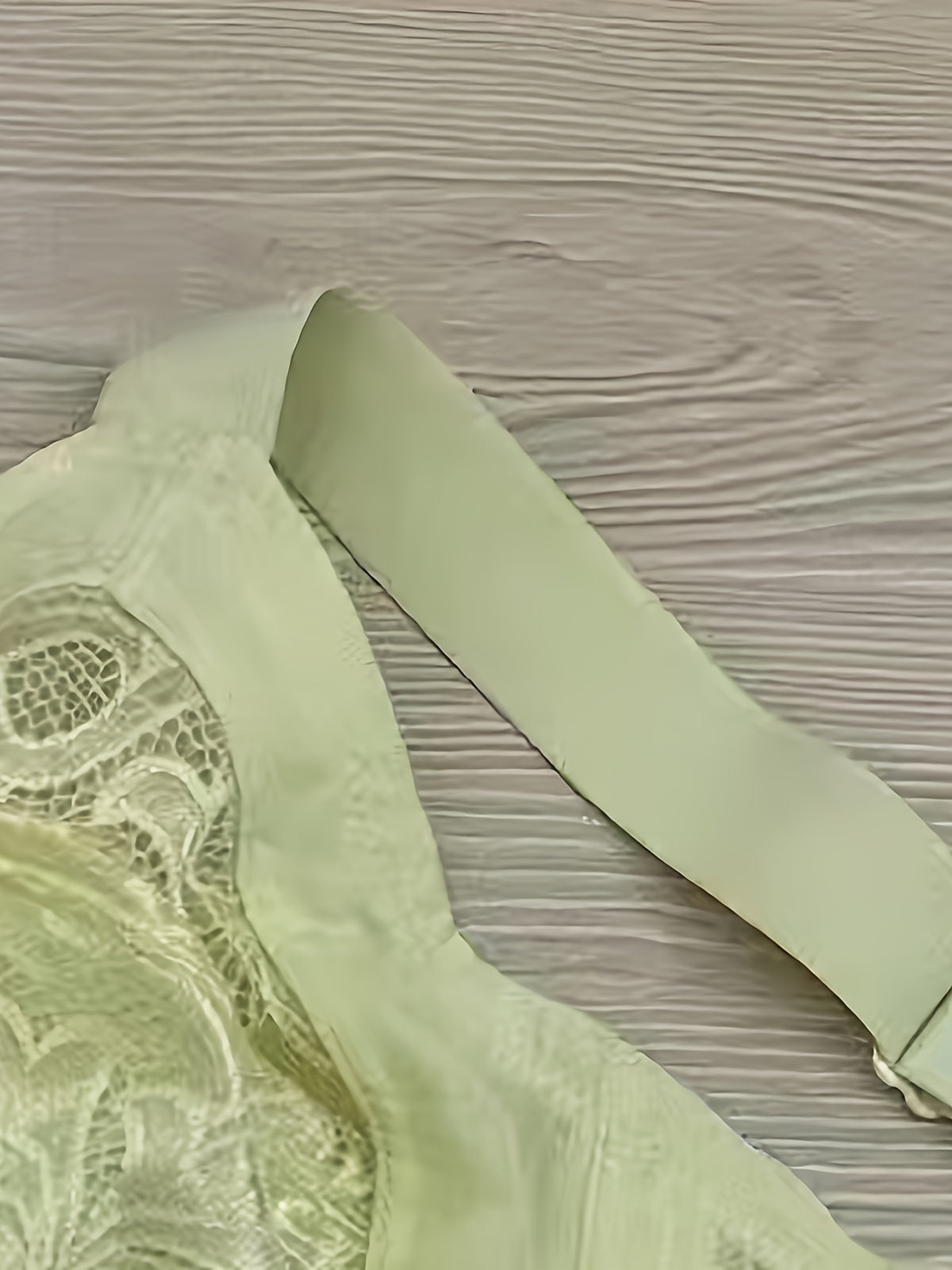 Soutien-gorge grande taille turquoise — Côtés allongés en dentelle