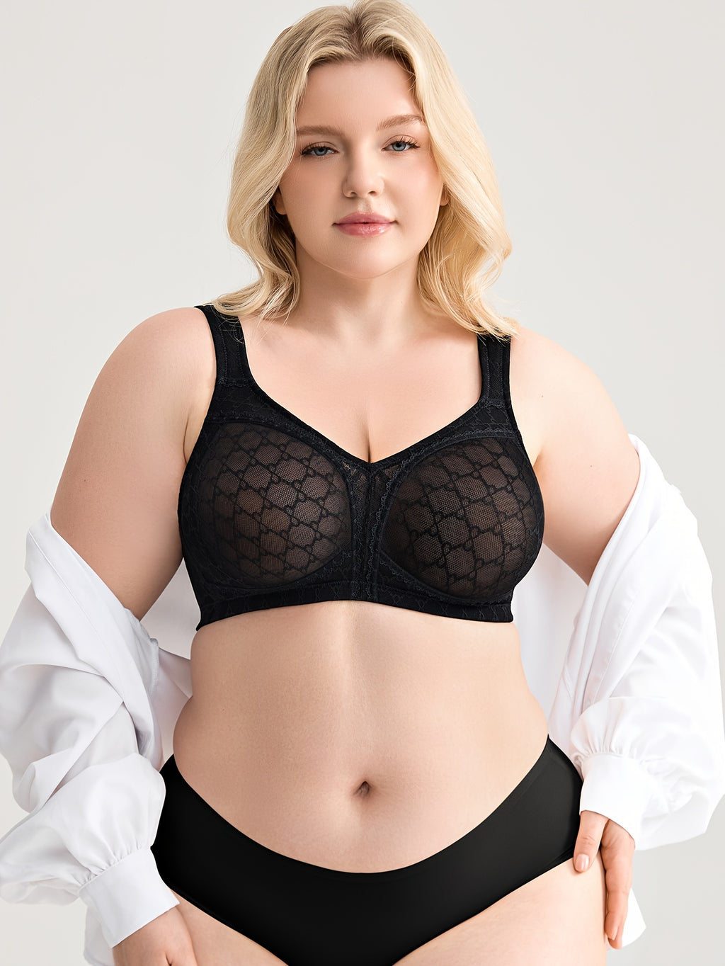 Soutien-gorge grande taille, vu de dos