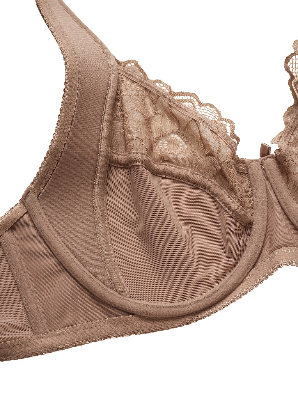 Soutien-gorge grande taille — Ailes hautes et haut ajouré