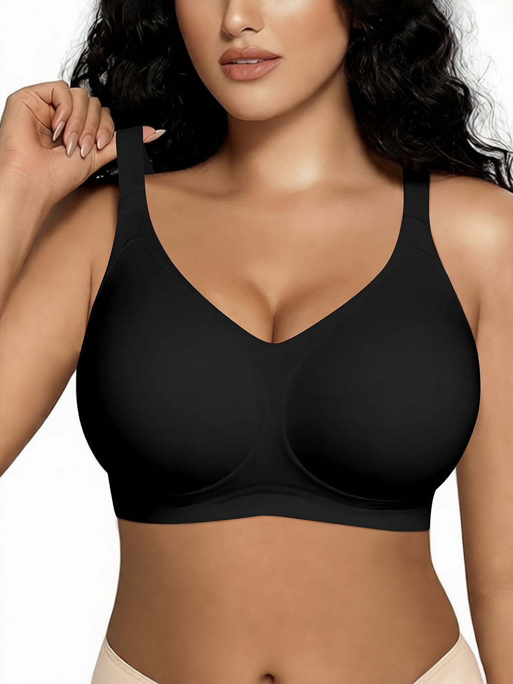 Soutien-gorge grande taille — Bonnet haut, sangle large intégrée