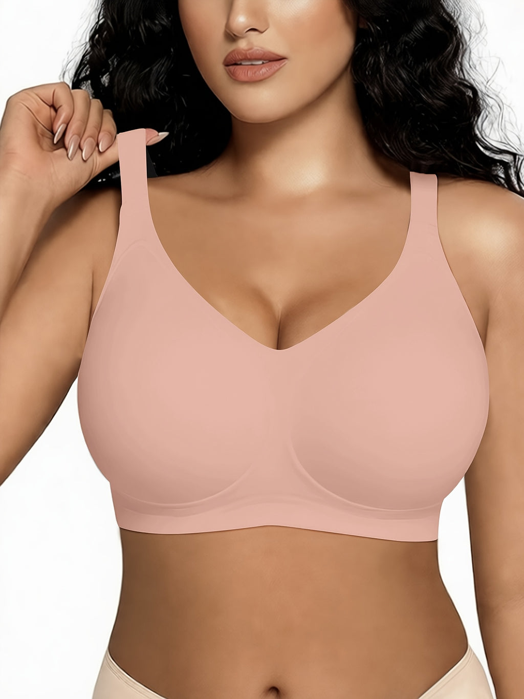 Soutien-gorge grande taille — Bonnet haut, sangle large intégrée