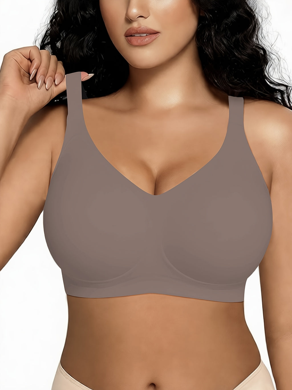 Soutien-gorge grande taille — Bonnet haut, sangle large intégrée