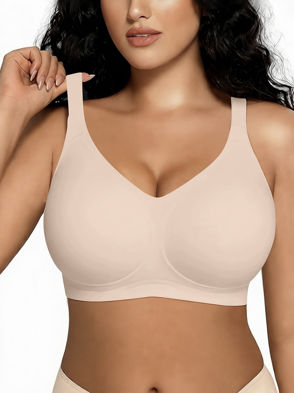 Soutien-gorge grande taille — Bonnet haut, sangle large intégrée