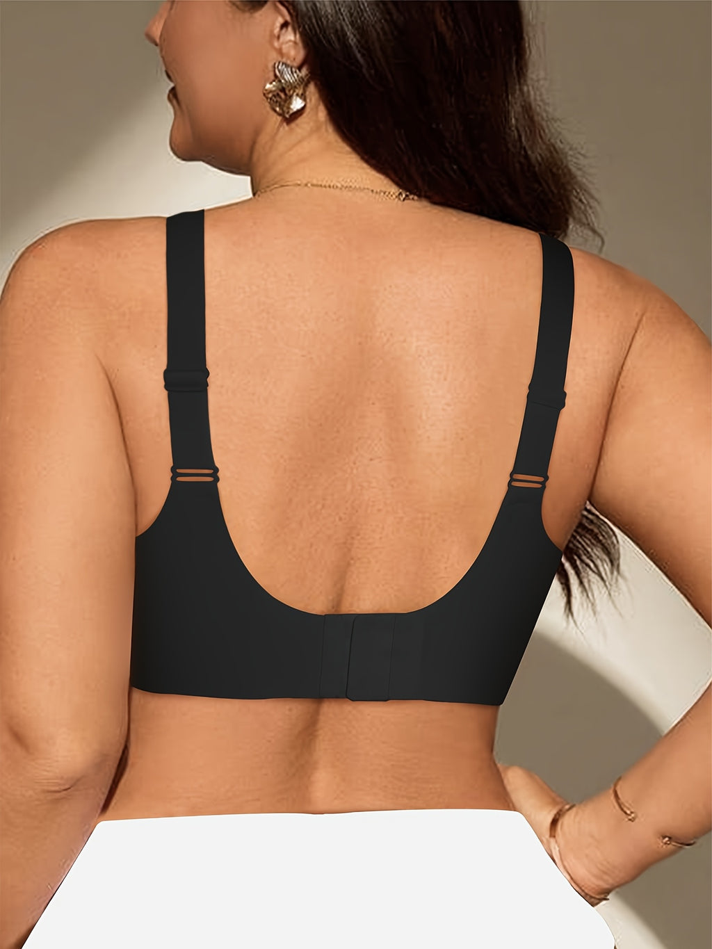 Soutien-gorge grande taille — Encolure festonnée sans armature