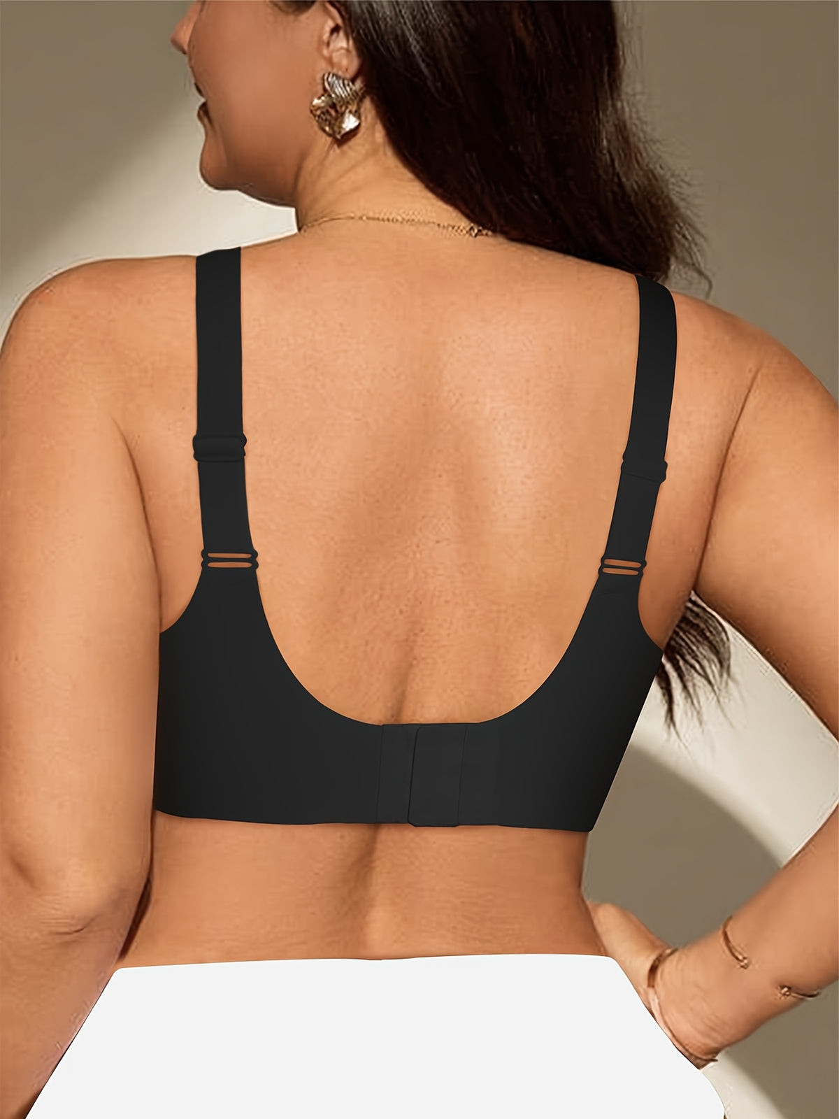 Soutien-gorge grande taille — Encolure festonnée sans armature