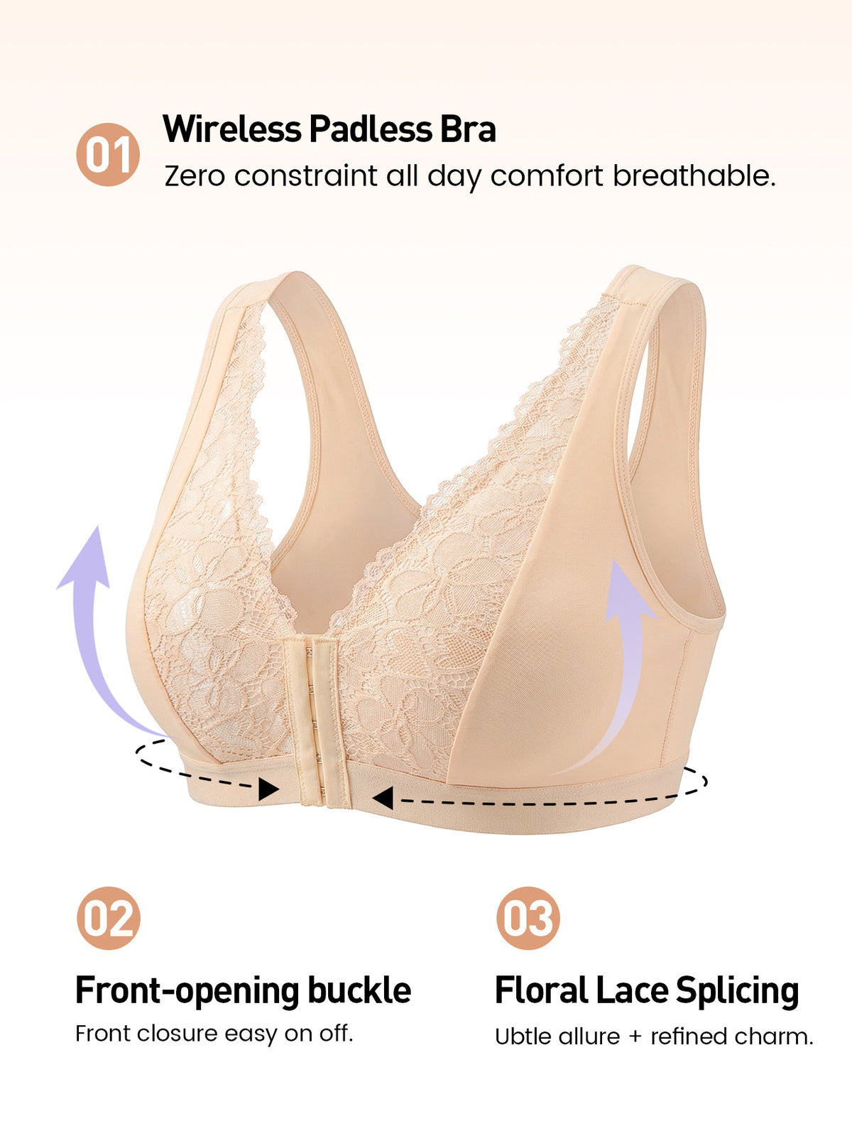 Soutien-gorge grande taille — Épaules de sept centimètres