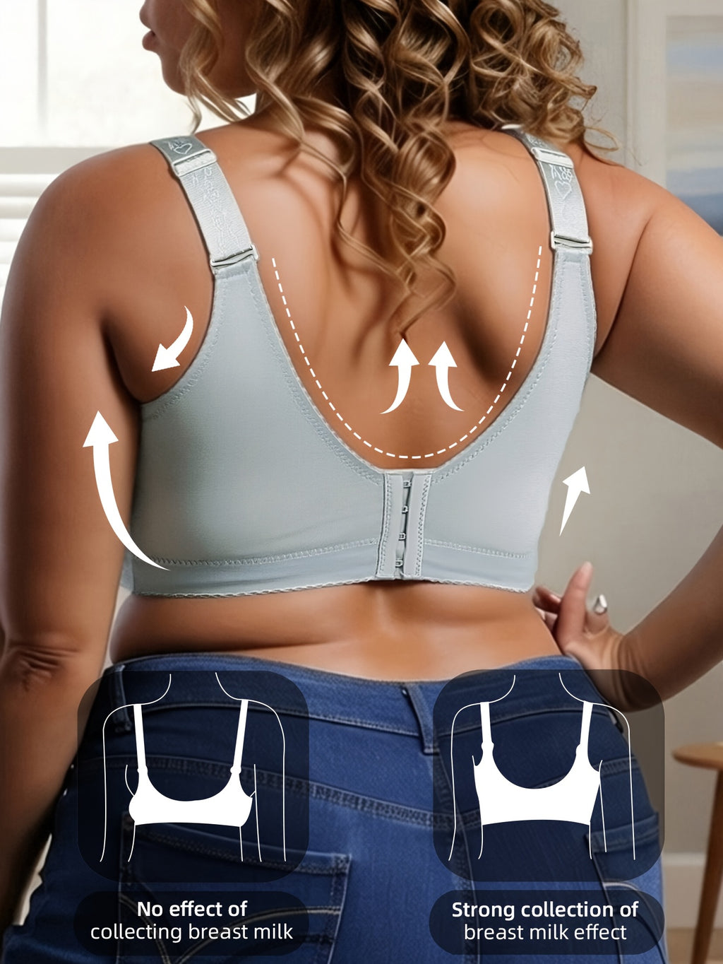 Soutien-gorge grande taille — Dentelle festonnée cinq teintes