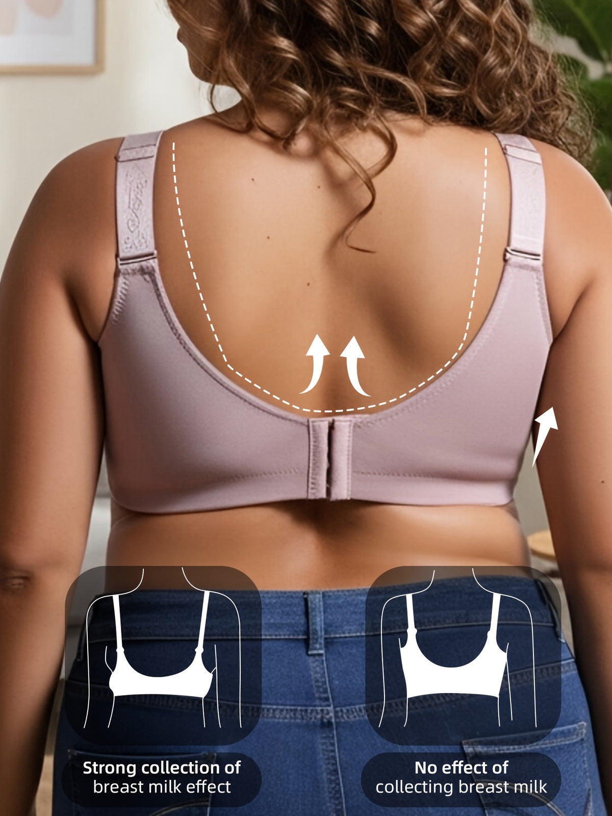 Soutien-gorge grande taille — Dentelle festonnée cinq teintes